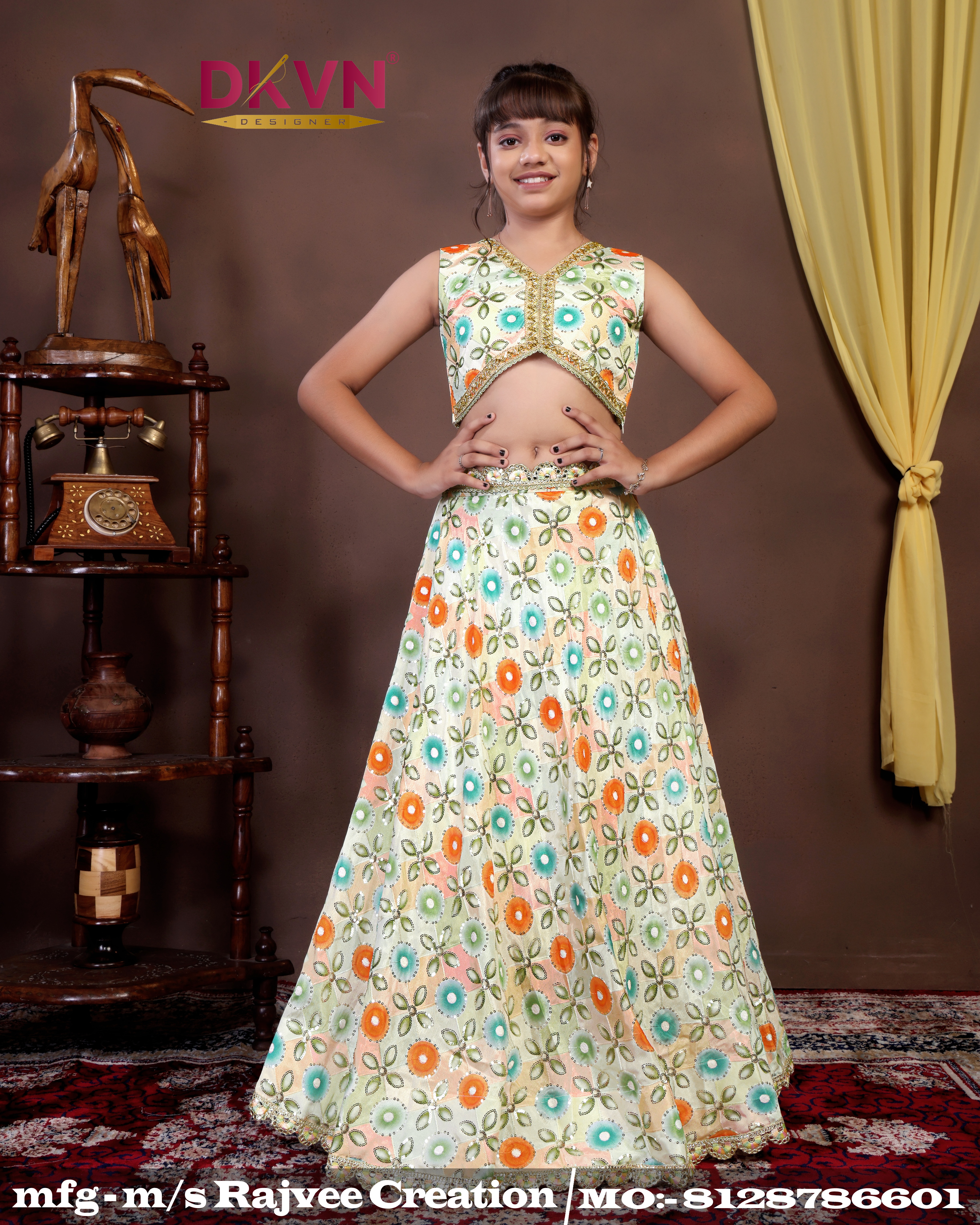 Floral Glow Designer Lehenga Set