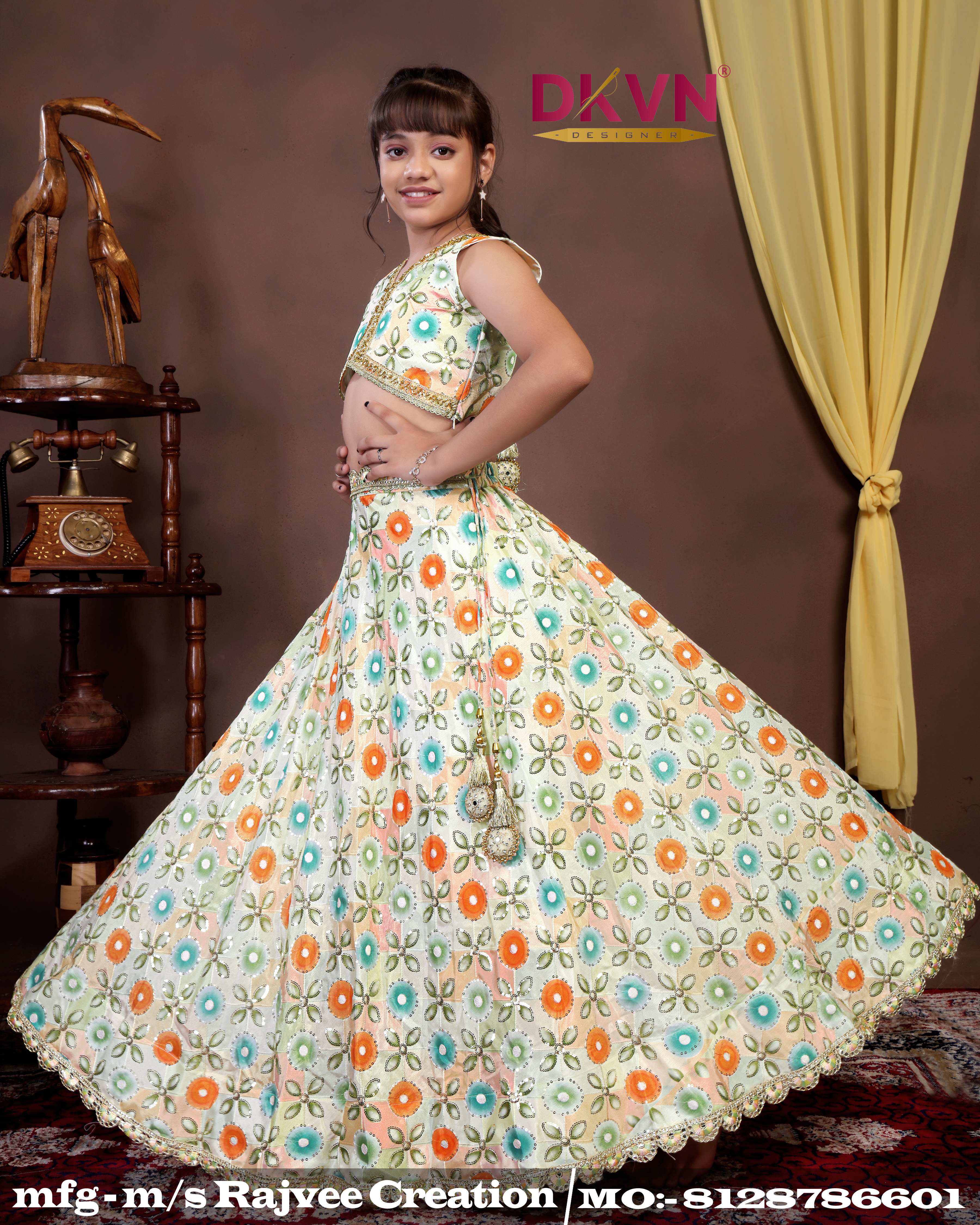 Floral Glow Designer Lehenga Set - Image 2