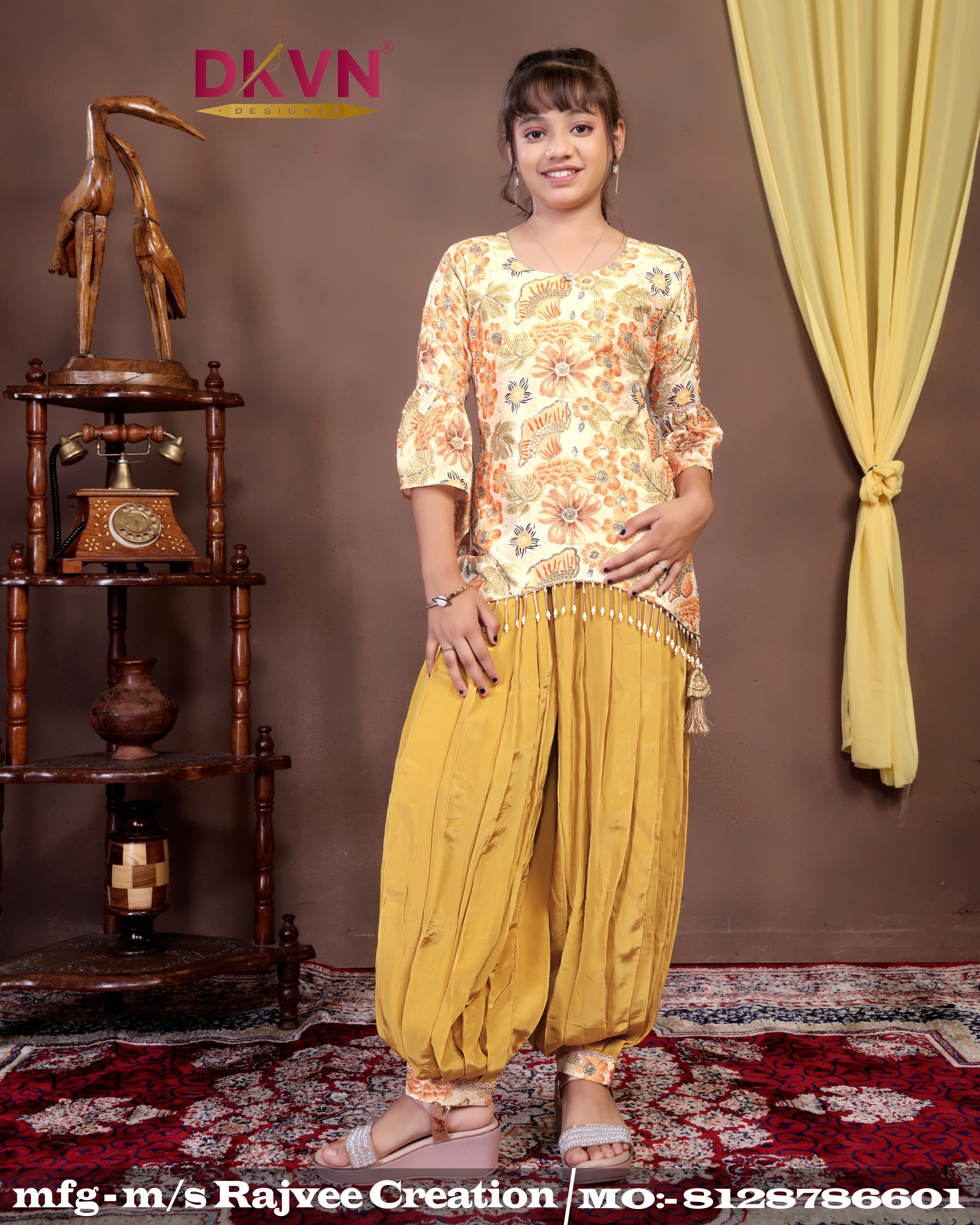 Sunshine Bloom Patiala Set