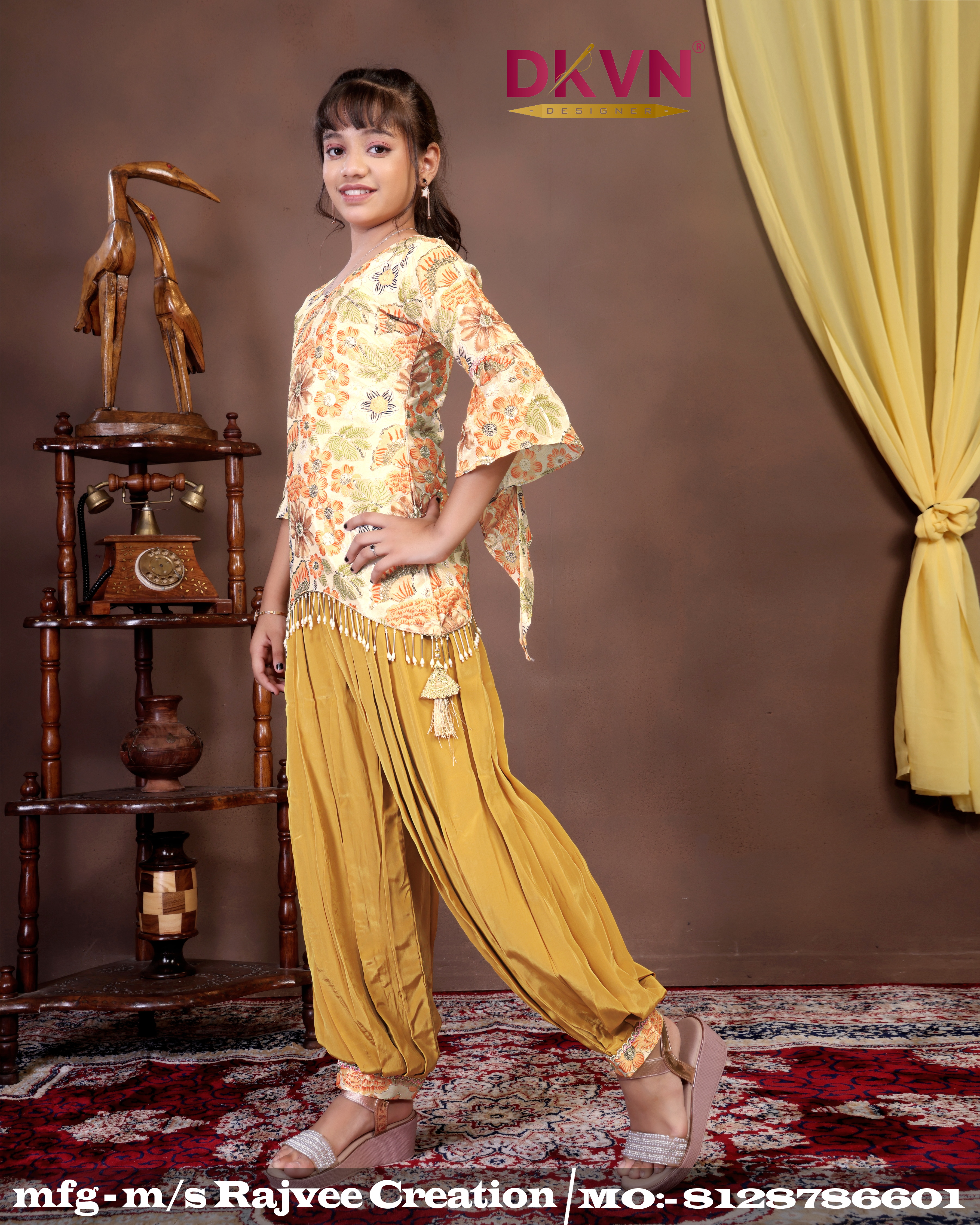 Sunshine Bloom Patiala Set - Image 4